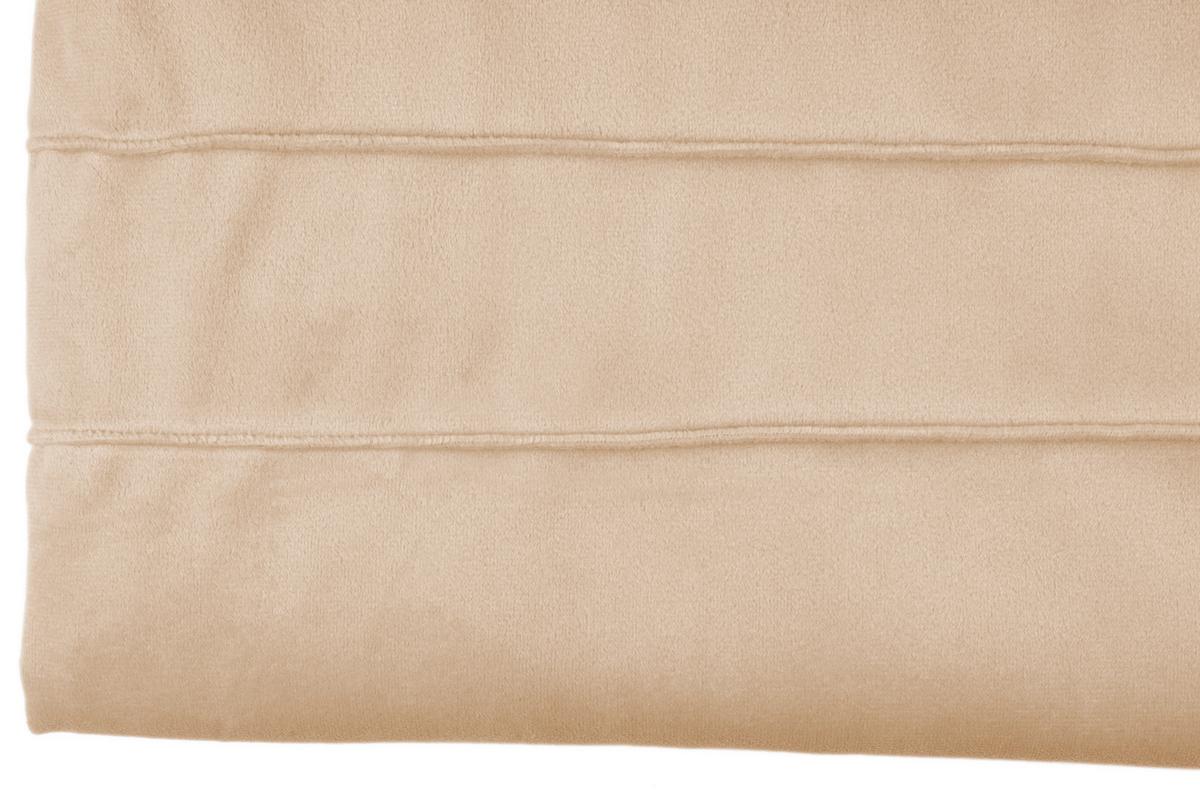 KUSCHELSET PAULINA 125 2ER-SET - Champagner, Konventionell, Textil (130/170/17cm)