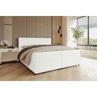 Boxbett Odin Creme ca. 140x200cm - Creme/Schwarz, KONVENTIONELL, Kunststoff/Textil (140/200cm) - Mömax