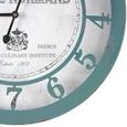 Uhr Normandie ca.ø50cm - Blau/Weiß, MODERN, Glas/Papier (50/6cm) - Mömax modern living Uhr Normandie ca.ø50cm - Blau/Weiß, MODERN, Glas/Papier (50/6cm) - Mömax modern living