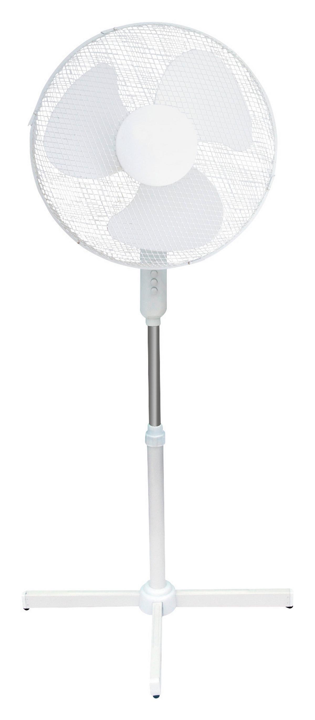 WENTYLATOR STOJĄCY BASIC *SBB* - biały, Basics, tworzywo sztuczne/metal (43cm) - Boxxx