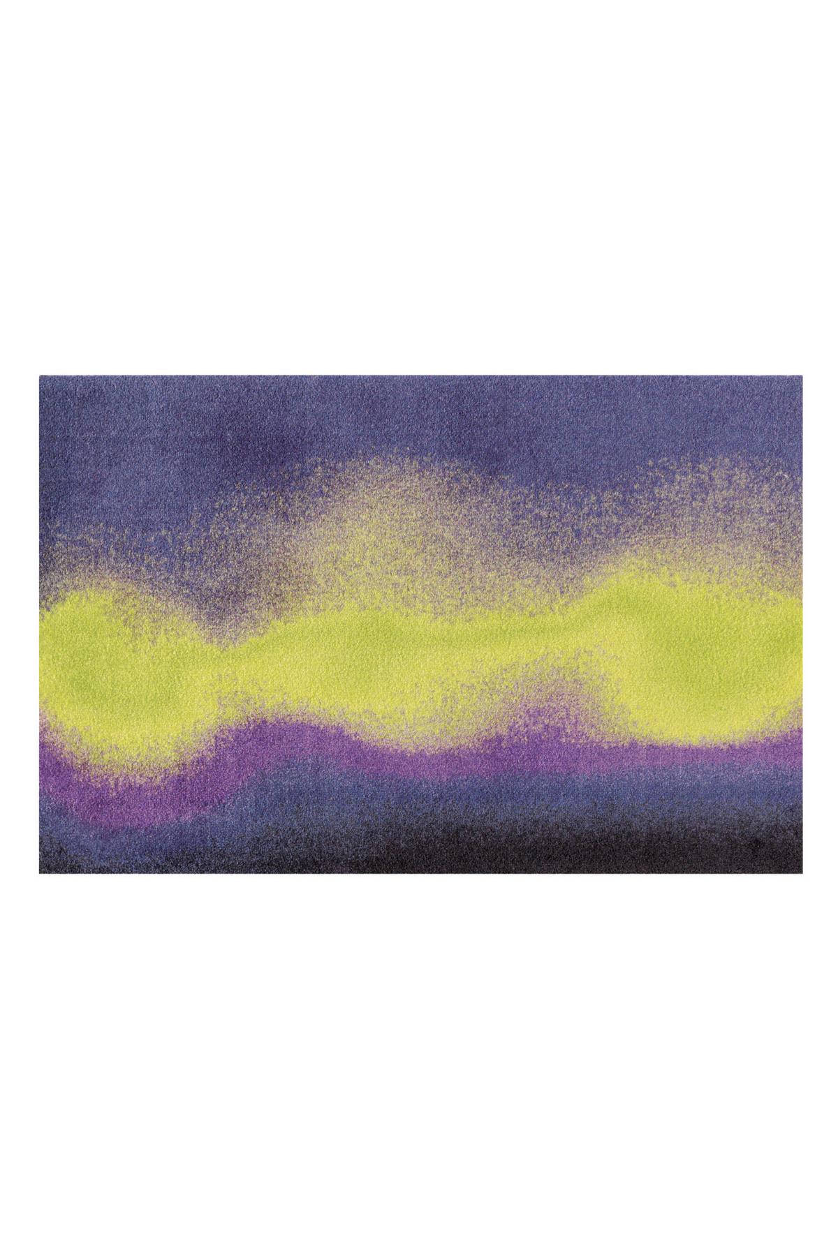 Fussmatte Living Mat 28 Violett/g 42x64 - Gelb/Violett, Basics (42/64cm) - Kayoom