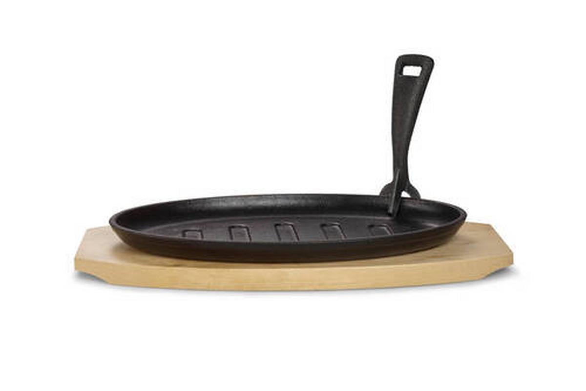 Tálalóserpenyő Ew-Ge-1347 - barna/fekete, Basics, fa/fém (28/2/18cm) - Echtwerk