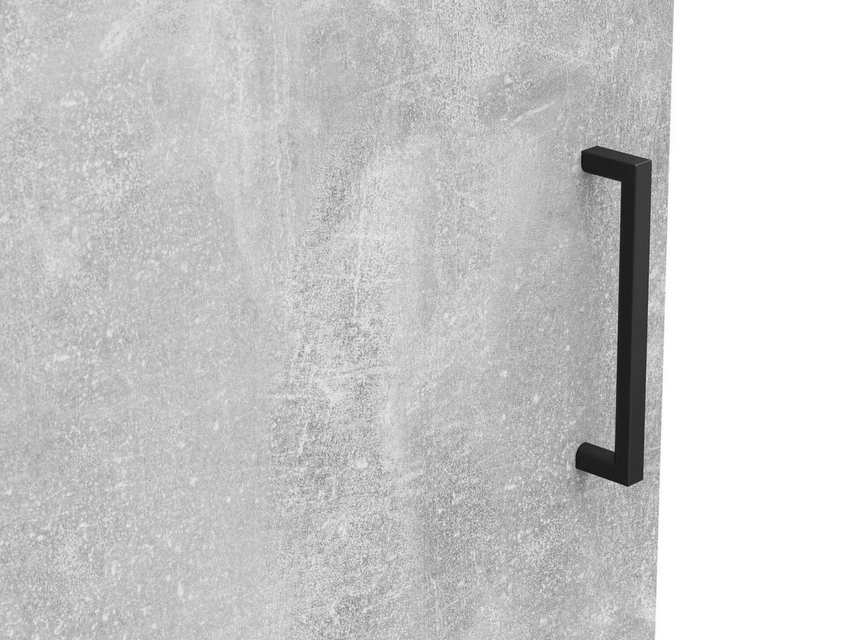Kommode Multistauraum Betonoptik - Anthrazit/Schwarz, Modern, Holzwerkstoff/Kunststoff (45cm) - Premium Living