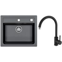 Set Sudopera I Slavine Atrox 30 + Kati G91 - crna, Konvencionalno, kamen (59/50cm)