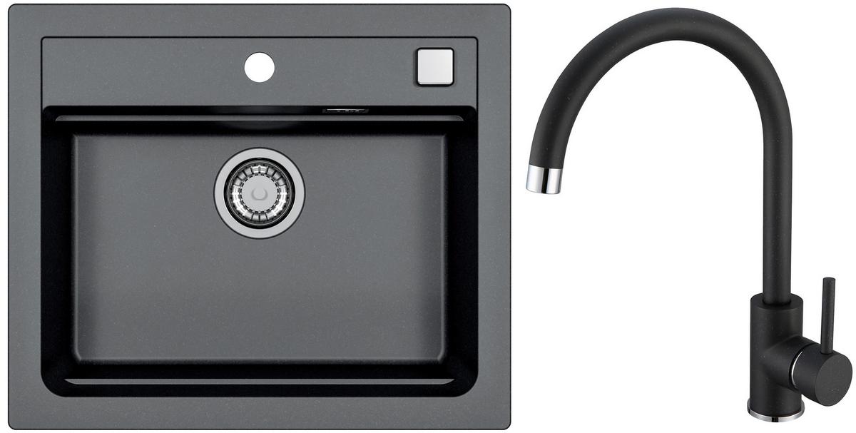 Set Sudopera I Slavine Atrox 30 + Kati G91 - crna, Konvencionalno, kamen (59/50cm)