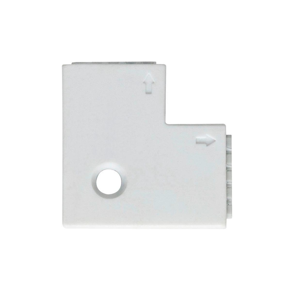 LED-Strip Strip Connector in Weiß max. 144 Watt - Weiß, Basics, Kunststoff (2,5/0,45cm) - Paulmann