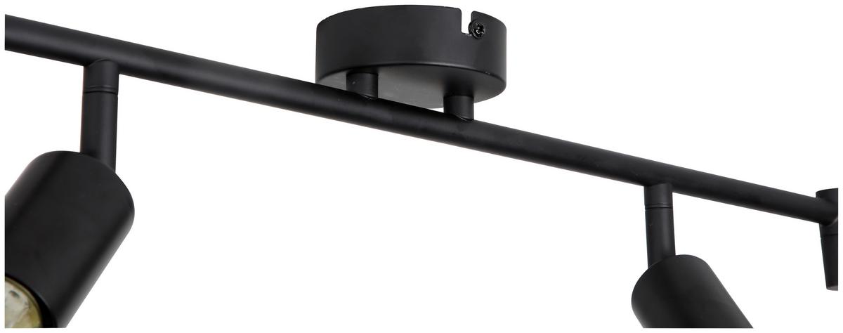 Strahler Molly in Schwarz max. 24 Watt - Schwarz, KONVENTIONELL, Metall (180/8,5/15,5cm) - Mömax