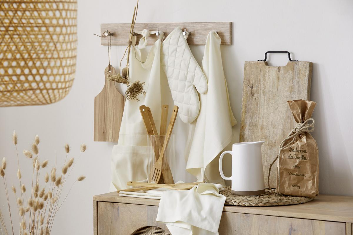Schürze Harry in Weiss - Weiss, Konventionell, Textil (60/90cm) - Modern Living