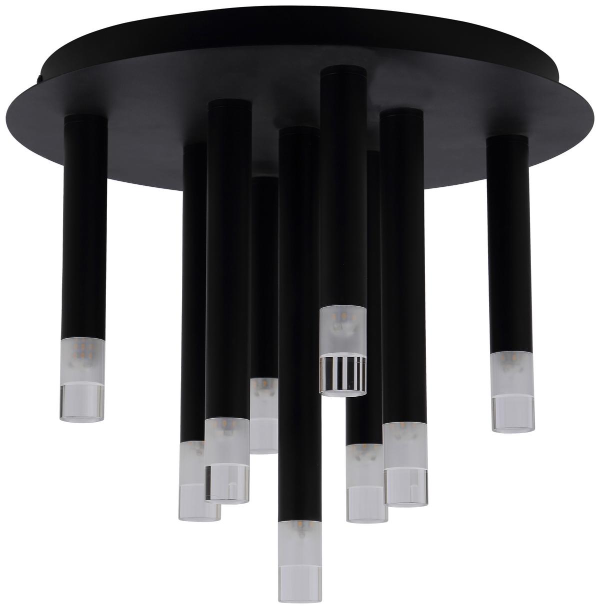 LAMPA SUFITOWA MARIA - przejrzysty/czarny, Modern, tworzywo sztuczne/metal (34/29,6cm) - Novel