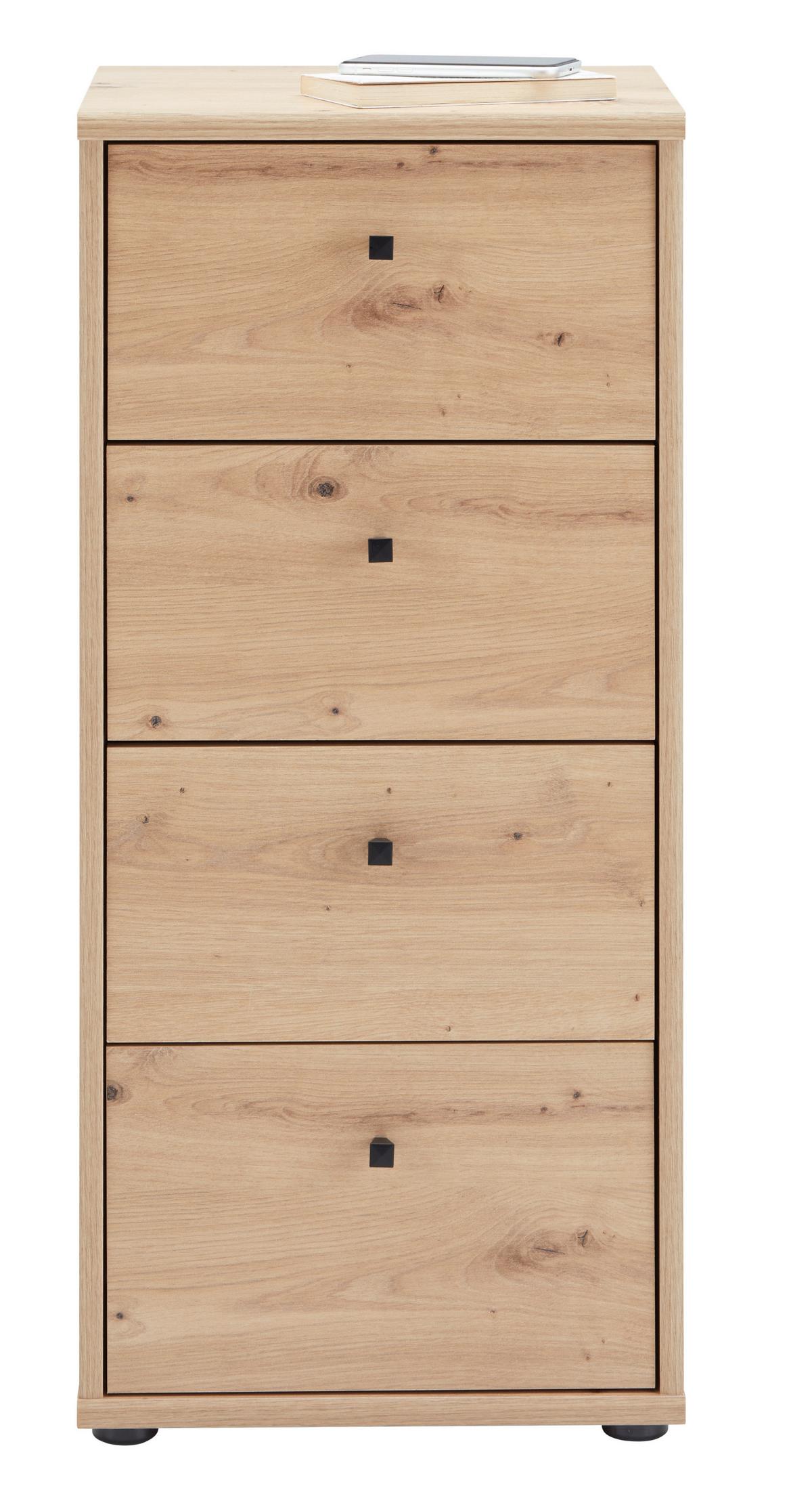 Comodă TEMPRA 2 - stejar Artisan, Konventionell, material pe bază de lemn (38,6/85,5/34,8cm) - Based