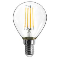 LED-Leuchtmittel max. 4 Watt - Klar, Glas/Metall (4,5/8cm)