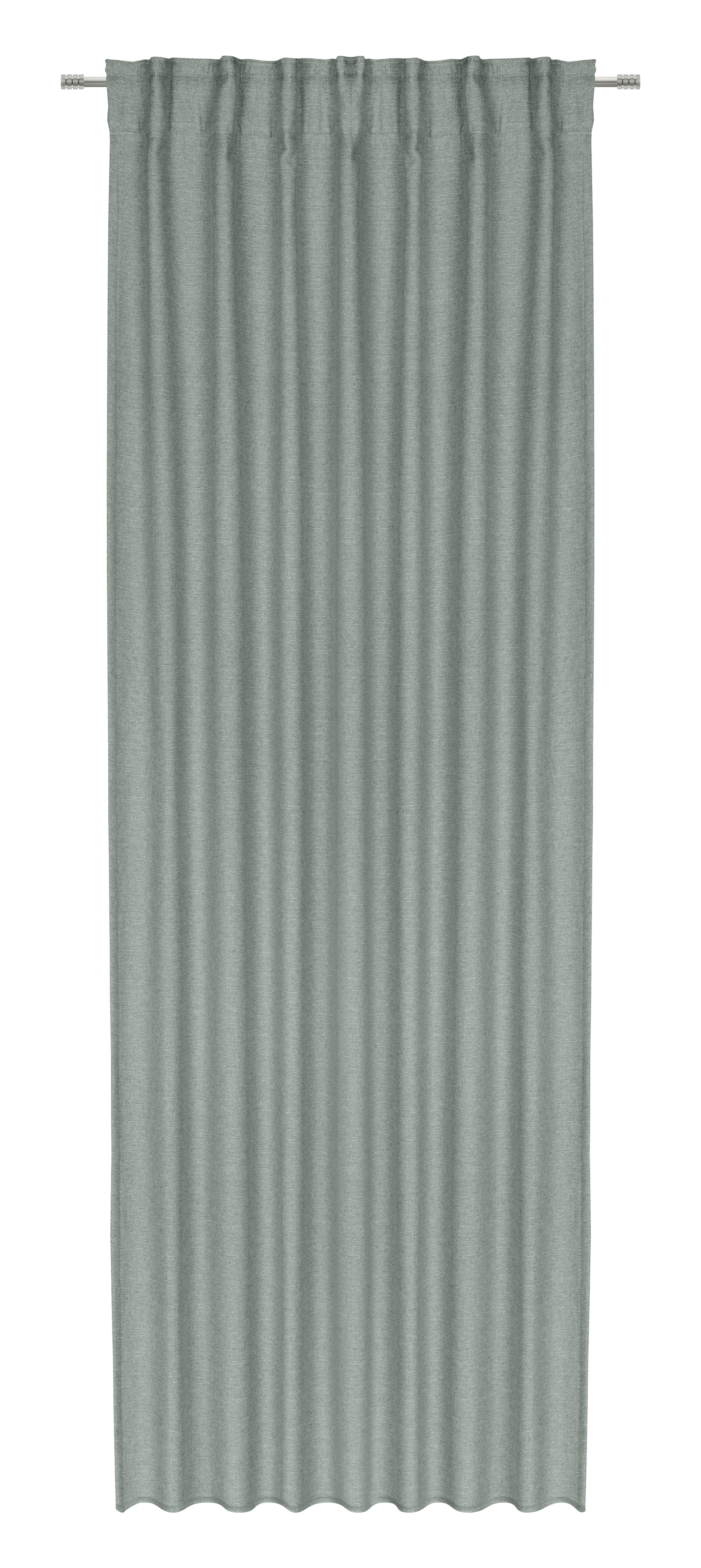 Wärmeschutzvorhang Alfi in Grün ca. 135x255cm - Grün, Konventionell, Textil (135/255cm) - Modern Living