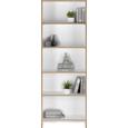 Regal Weiß mit 5 Fächer - Weiß, MODERN, Holzwerkstoff (60/175/24cm) - Mömax modern living