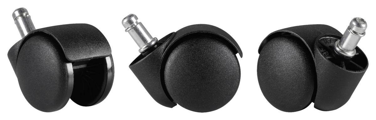 Kolesce Za Vrtljivi Stol Spm1.910 - črna, Basics, umetna masa (5cm) - MID.YOU