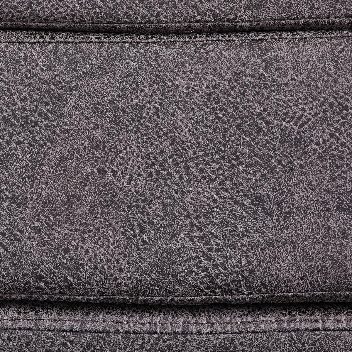 FOTEL SZEFA TOMMASO - antracytowy/kolor chromowy, Konventionell, metal/tkanina (67/107-115/67cm) - Cantus