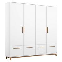 DULAP USI ROTATIVE CARLSSON - alb, Basics, material pe bază de lemn (181/203/53cm) - Modern Living