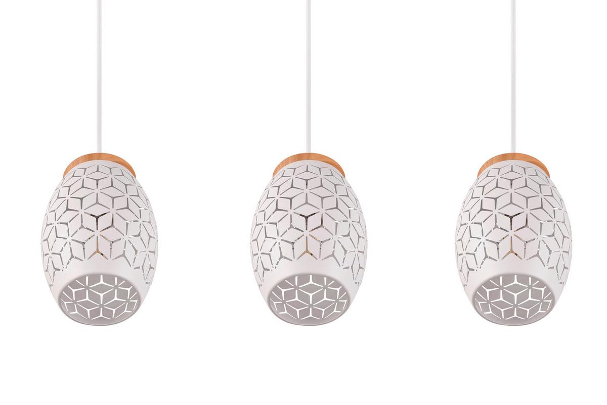 LAMPA WISZĄCA R31573031 BIDAR - biały, Konventionell, metal (71/15/150cm)