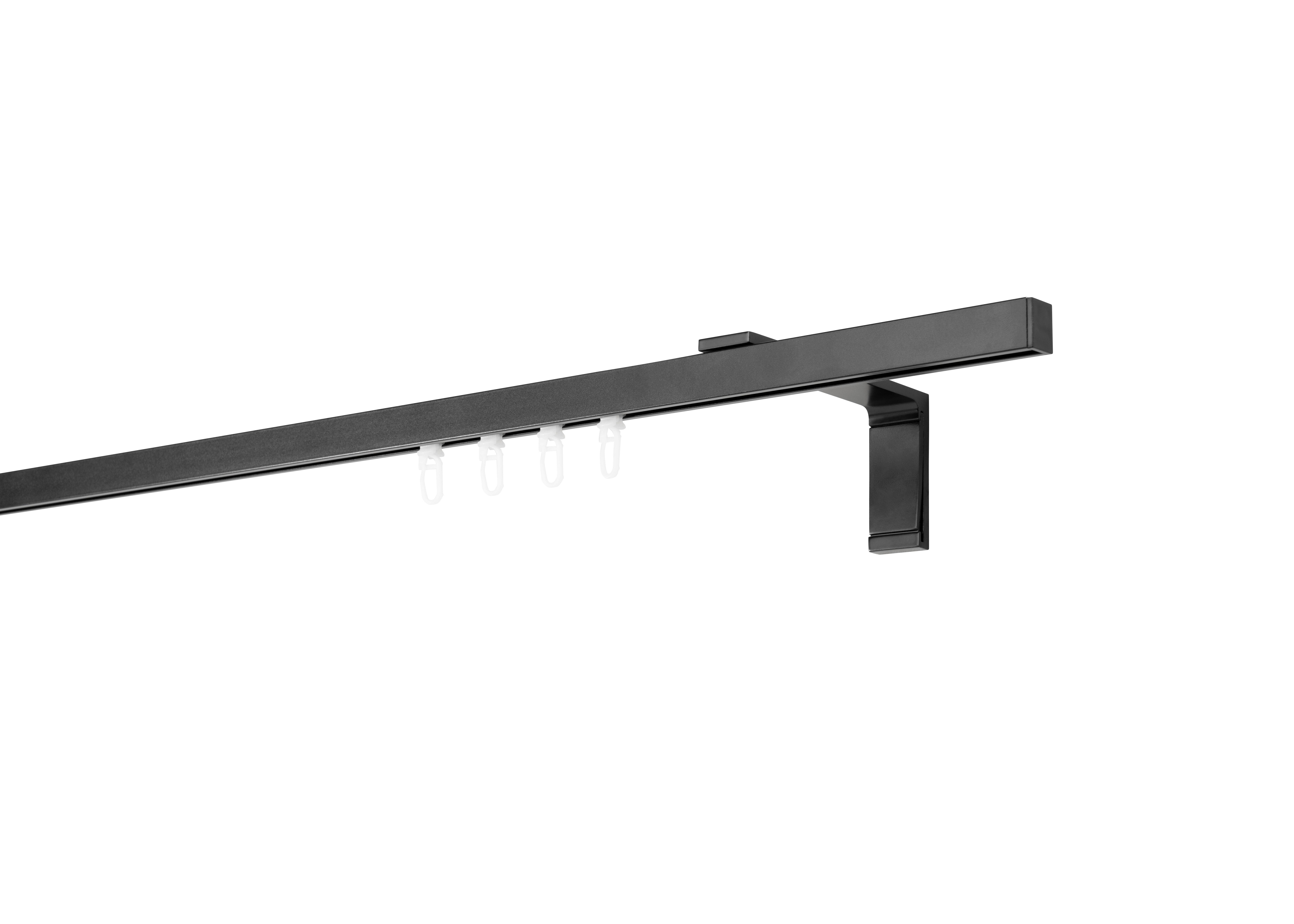 Vodilo Za Zavese Style, Kovinsko, Ca. 160 Cm - črna, kovina (160cm) - Premium Living