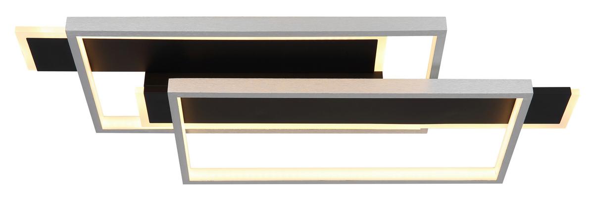Led Mennyezeti Lámpa 67187-40 Finnley - fekete/opál, Design, műanyag/fém (62/27/8,2cm) - Globo
