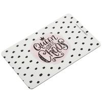 Schneidebrett Queen of Chaos - Weiss/Rosa, Konventionell, Kunststoff (23,3/14,3/0,2cm)