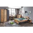 BETT LIVERPOOL - Eichefarben/Graphitfarben, Design, Holzwerkstoff (120/200cm) - Livetastic BETT LIVERPOOL - Eichefarben/Graphitfarben, Design, Holzwerkstoff (120/200cm) - Livetastic