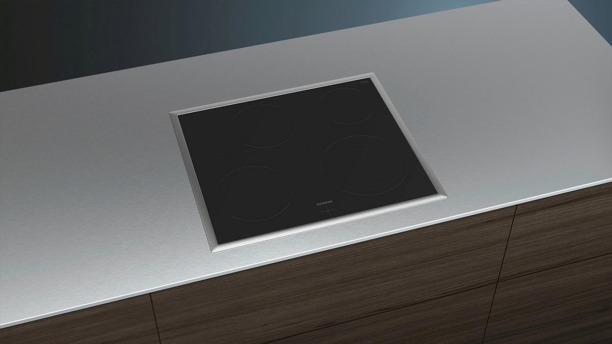 Herdset EQ211KB11 - Edelstahlfarben/Schwarz, MODERN, Metall (60cm) - Siemens
