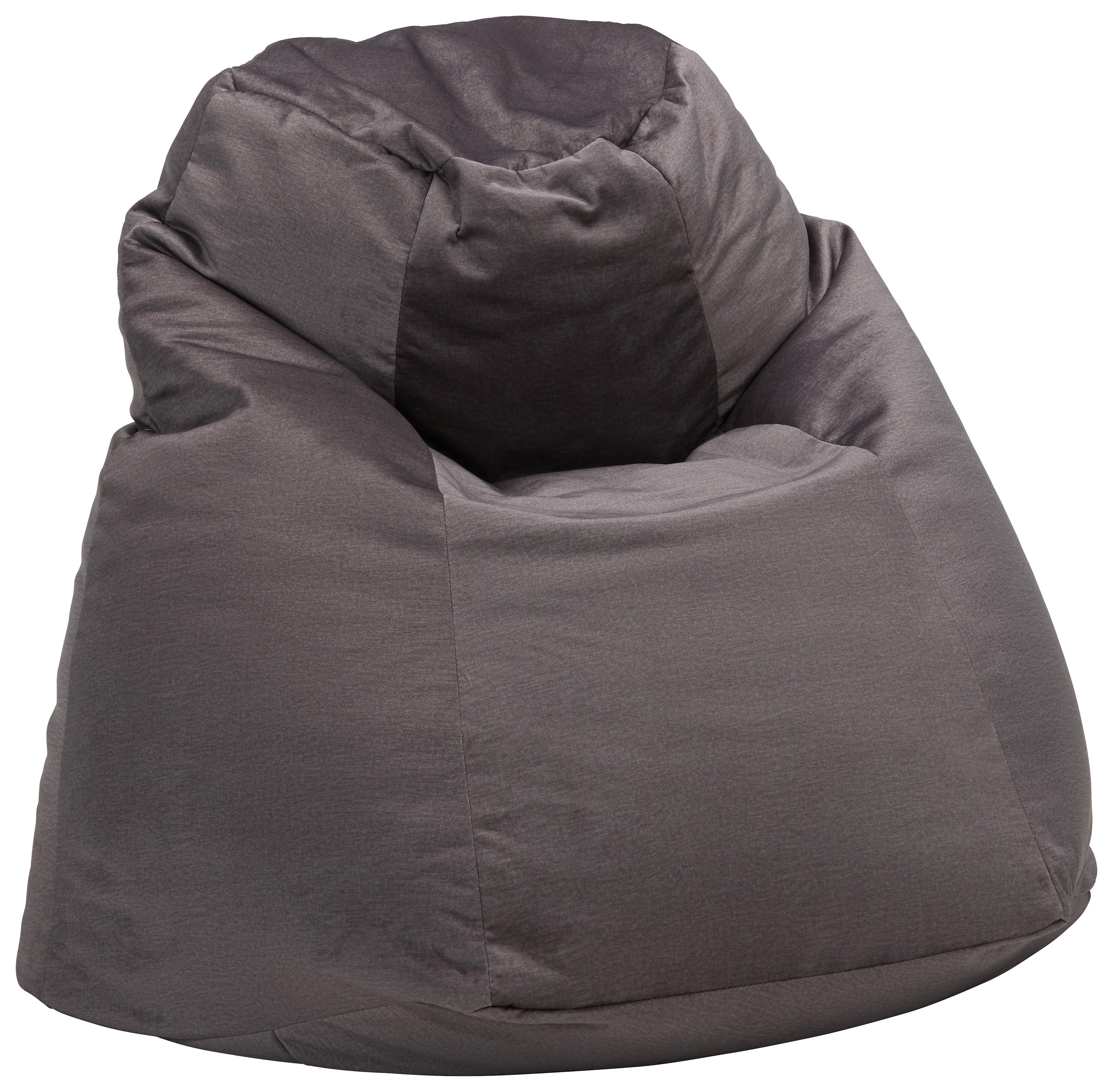 Ülőzsák Verona Samt - antracit, textil (90/105/90cm) - Best Price