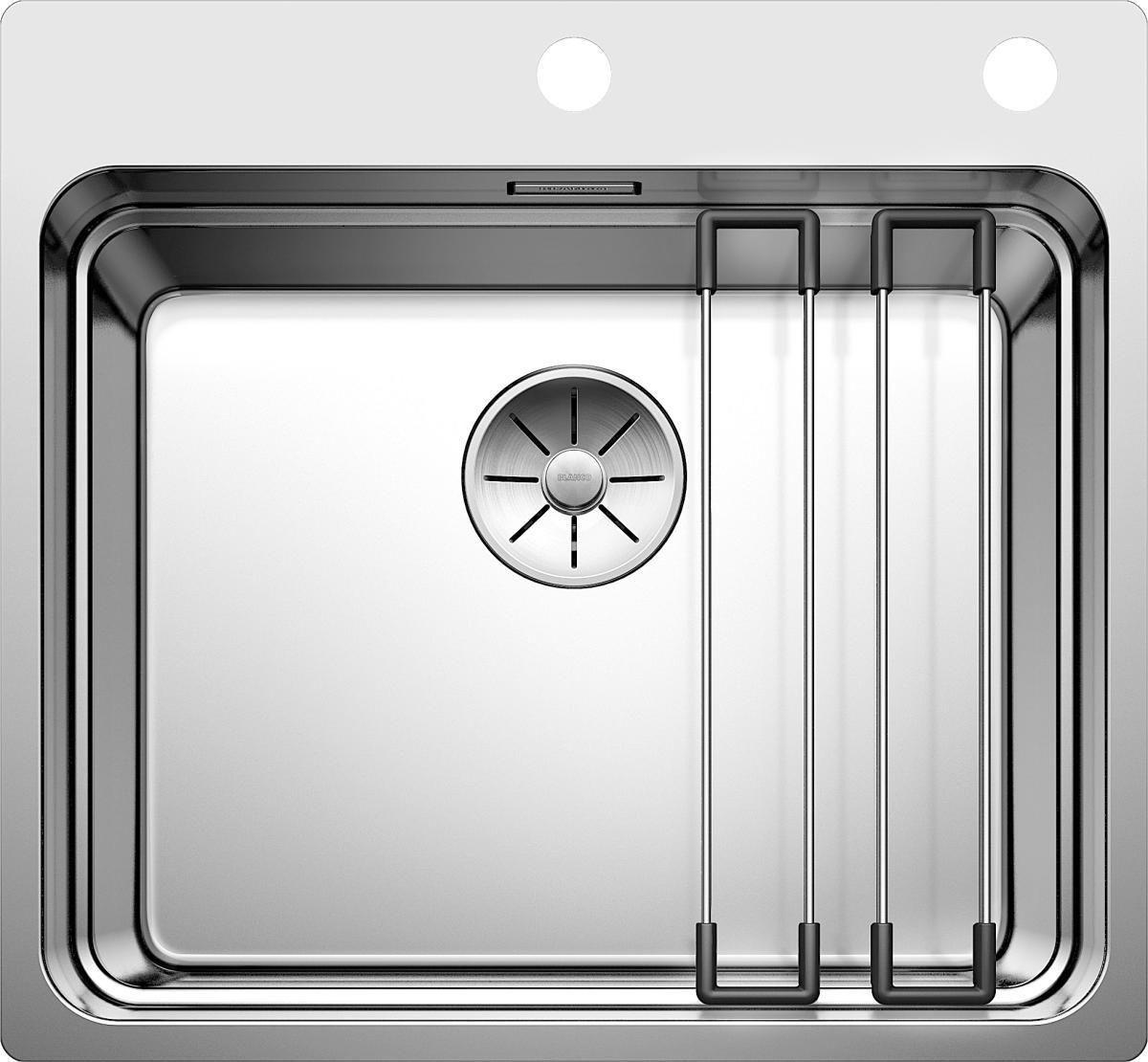 Spüle Etagon500 Typ:521748 Edelstahl - Edelstahlfarben, Metall (54/50cm) - Blanco