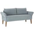 Klop Severino - svetlo modra/hrast, Moderno, tekstil (176/210/82/52/80cm) - Premium Living Klop Severino - svetlo modra/hrast, Moderno, tekstil (176/210/82/52/80cm) - Premium Living