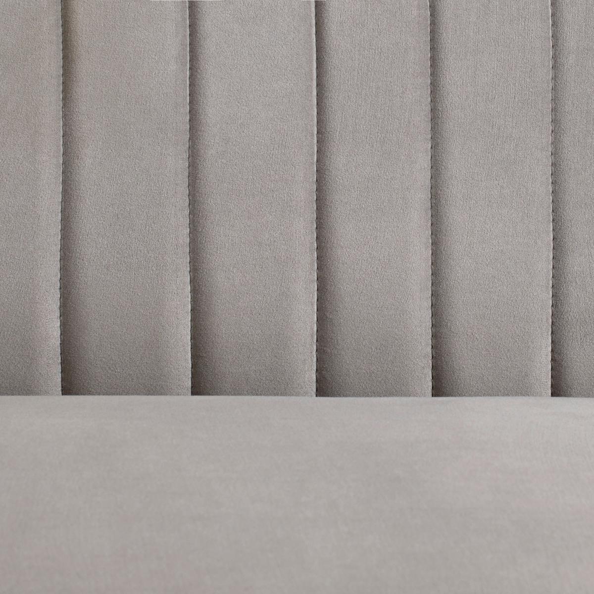 Canapea cu 2 locuri LUIGI - gri deschis, Modern, lemn/metal (146/85/82cm) - Bessagi Home
