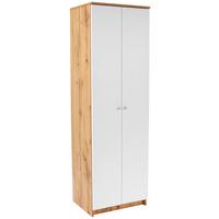 Dulap pentru pantofi KV05 - alb/stejar Artisan, Modern (62,4/178,6/35,4cm) - Best Price