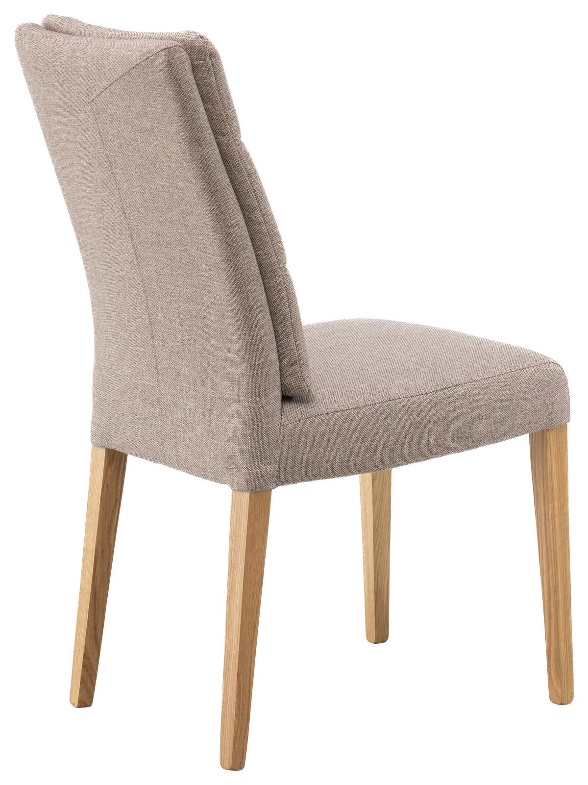 Stuhl Linda Eiche/Anthrazit - Cappuccino, MODERN, Holz/Textil (48/97/66cm) - Mömax