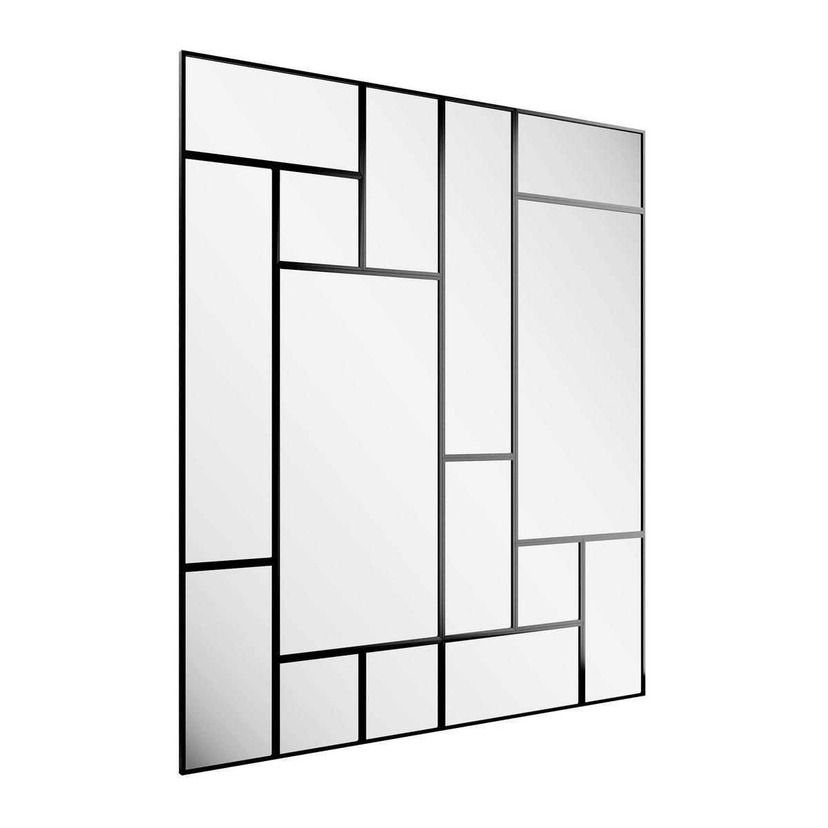 Dekospiegel Cassiopeia  AK Schwarz ca. 210x245cm - Schwarz, Basics, Glas/Holz (210/245/2.5cm)