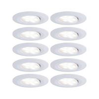 LED-Deckenleuchte Calla IP65 max. 10x 6,5 Watt, 10-teilig - Weiß, Basics, Kunststoff (9cm) - Paulmann