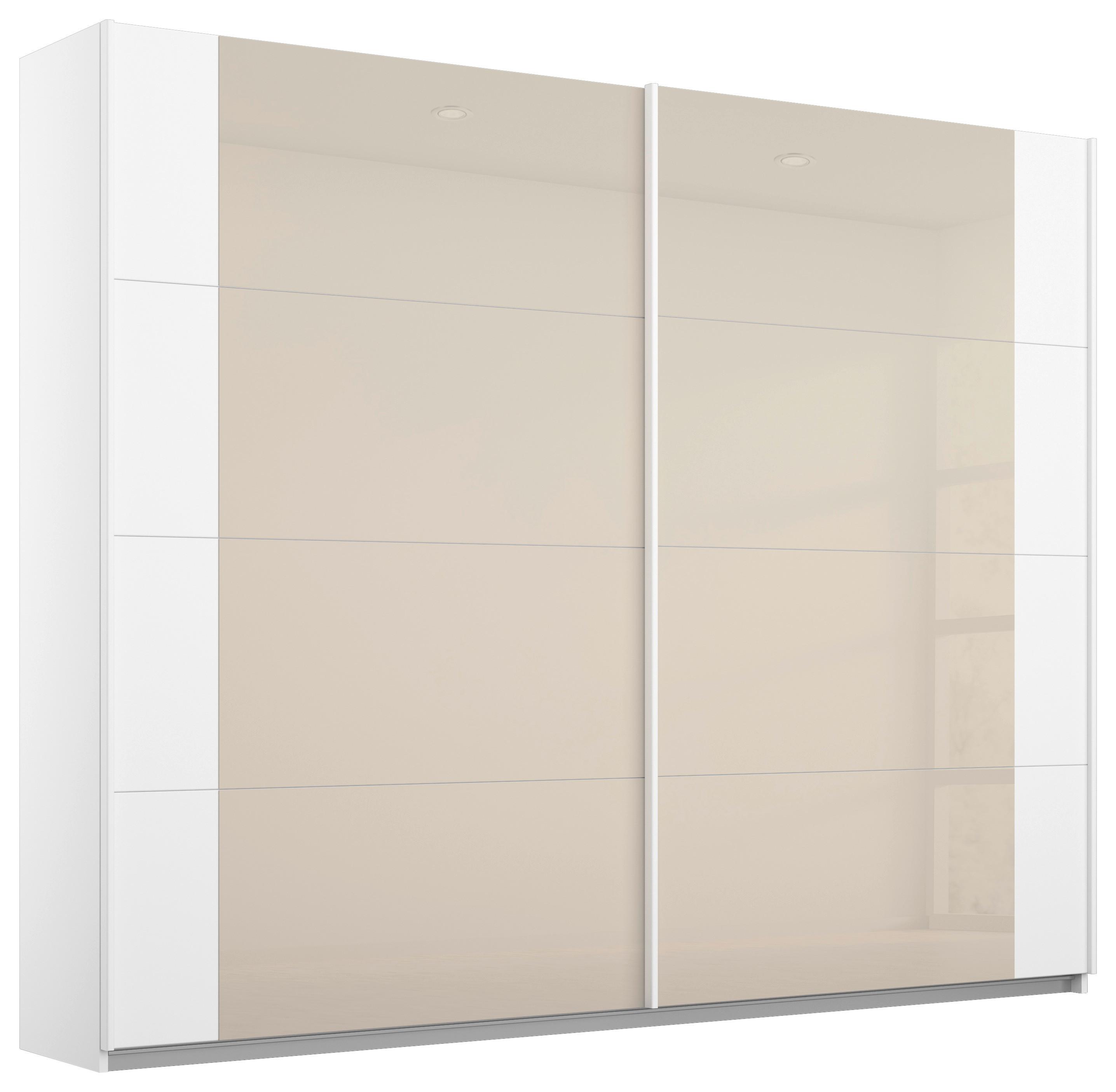 Ormar S Kliznim Vratima Artemis - bijela/boje šampanjca, Moderno, drvni materijal/metal (226/210/62cm) - Modern Living