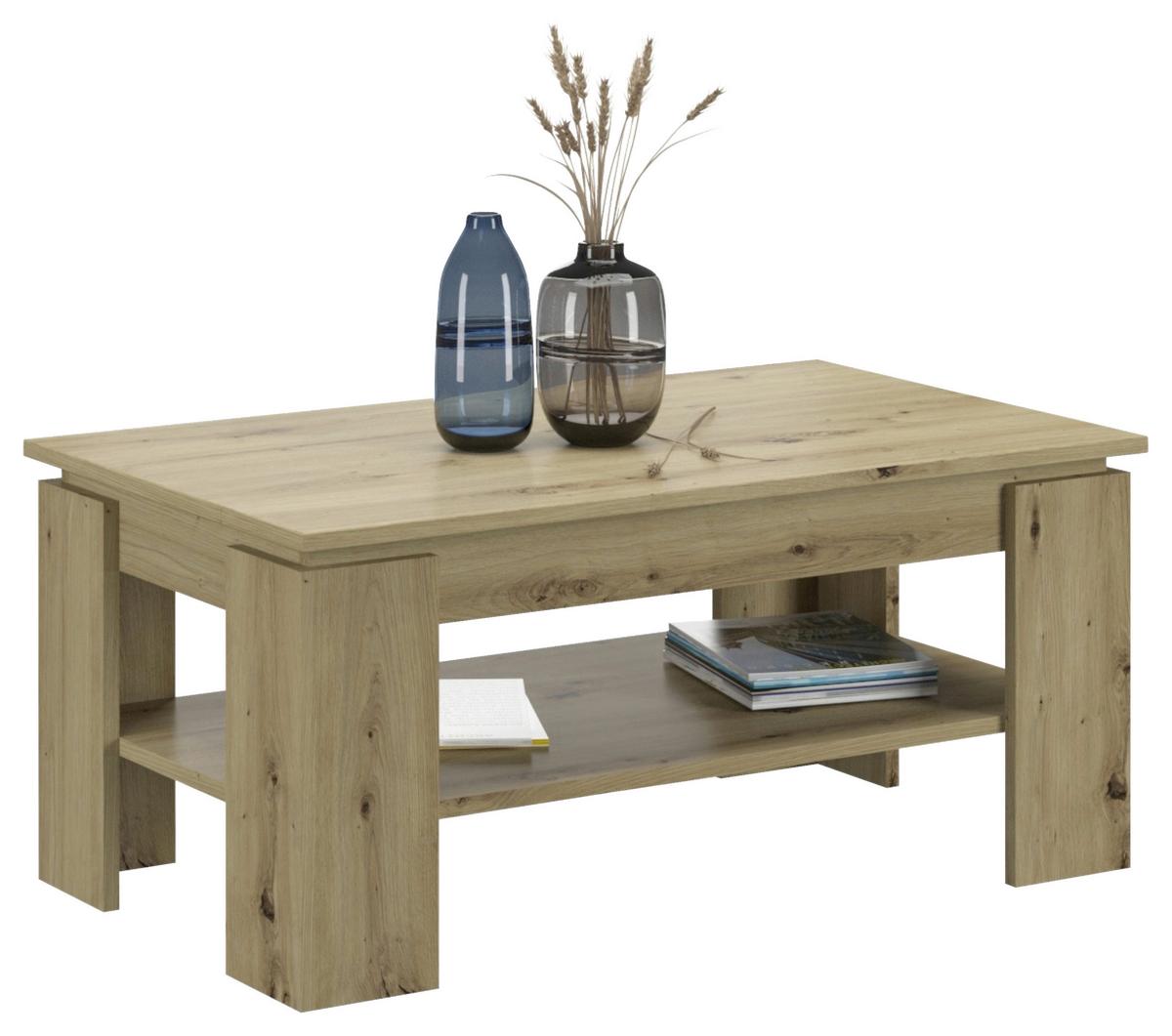 Couchtisch Titan ca. 100x60x45 cm Eiche - Design, Holzwerkstoff (100/60/45cm) - MID.YOU