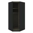 Eckschrank in Anthrazit - Anthrazit, MODERN, Holzwerkstoff (91,1/210/91,1cm) - Based Eckschrank in Anthrazit - Anthrazit, MODERN, Holzwerkstoff (91,1/210/91,1cm) - Based