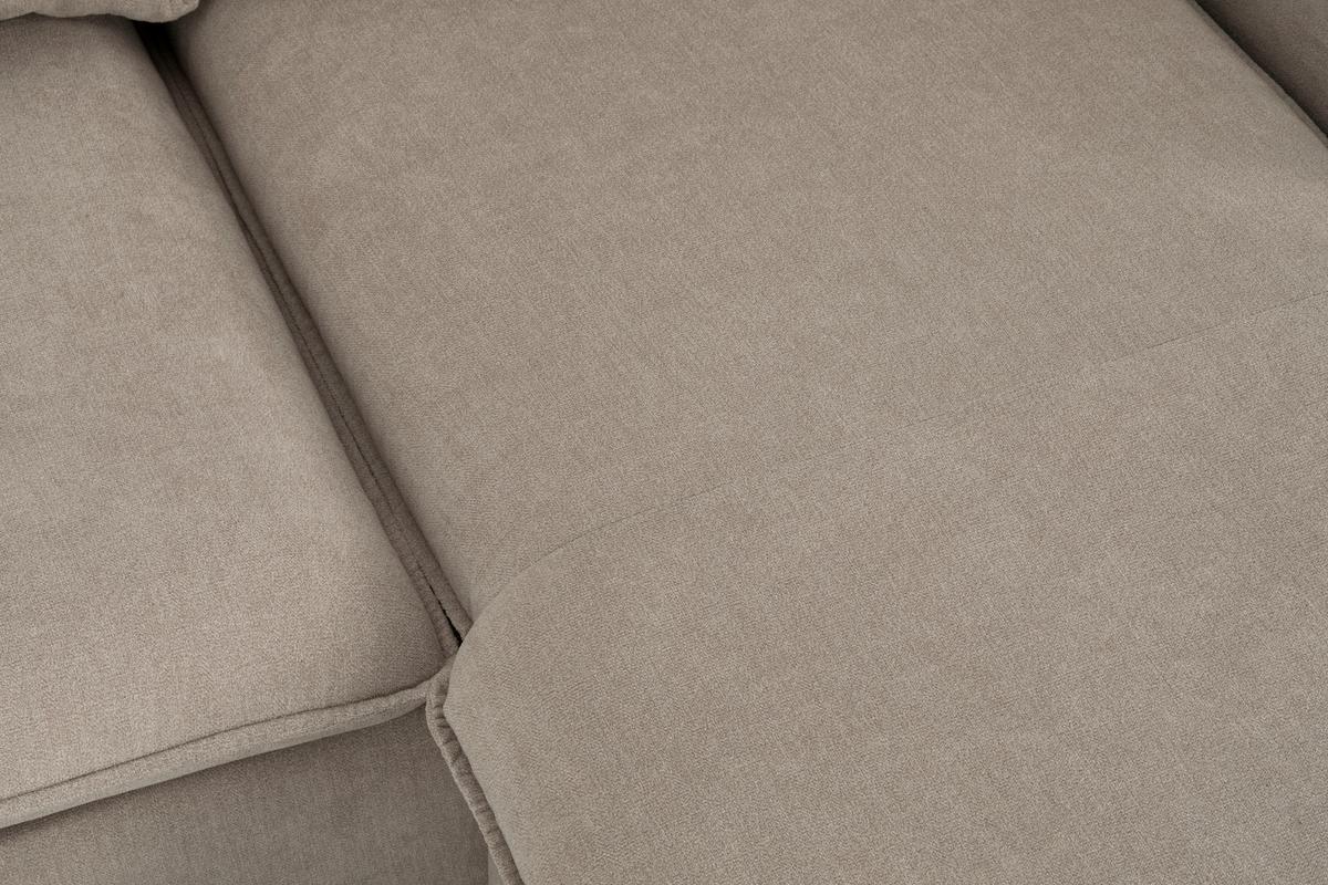 Sedežna Garnitura Milly, Bež - črna/bež, Moderno, umetna masa/tekstil (207/138cm) - P & B