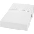 Spannbetttuch Jersey 180x200 cm - Weiß, MODERN, Textil (180/200cm) - Mömax modern living