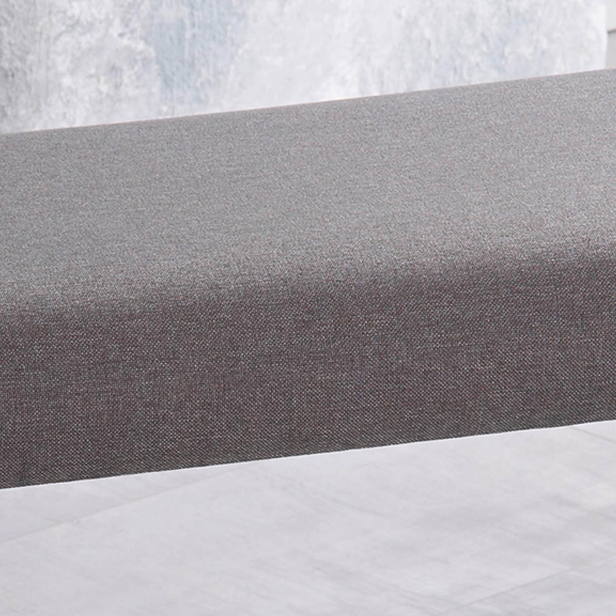 Klop Brez Naslona Salim - siva/naravne barve, Natur, tekstil/les (117/51/38cm) - MID.YOU