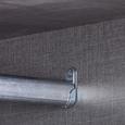 Dulap Cu Uși Culisante Toledo - grafit/negru, Modern, sticlă/compozit lemnos (240/210/60cm)