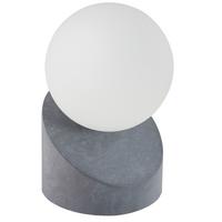 LED-TISCHLEUCHTE 503001486X ALISA - Weiss/Dunkelgrau, Design, Glas/Metall (10/16cm) - Novel