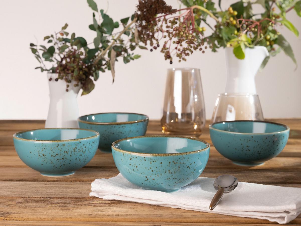 Dipschalenset 22075 Nature Collection - Türkis, Trend, Keramik (11,5cm) - Creatable