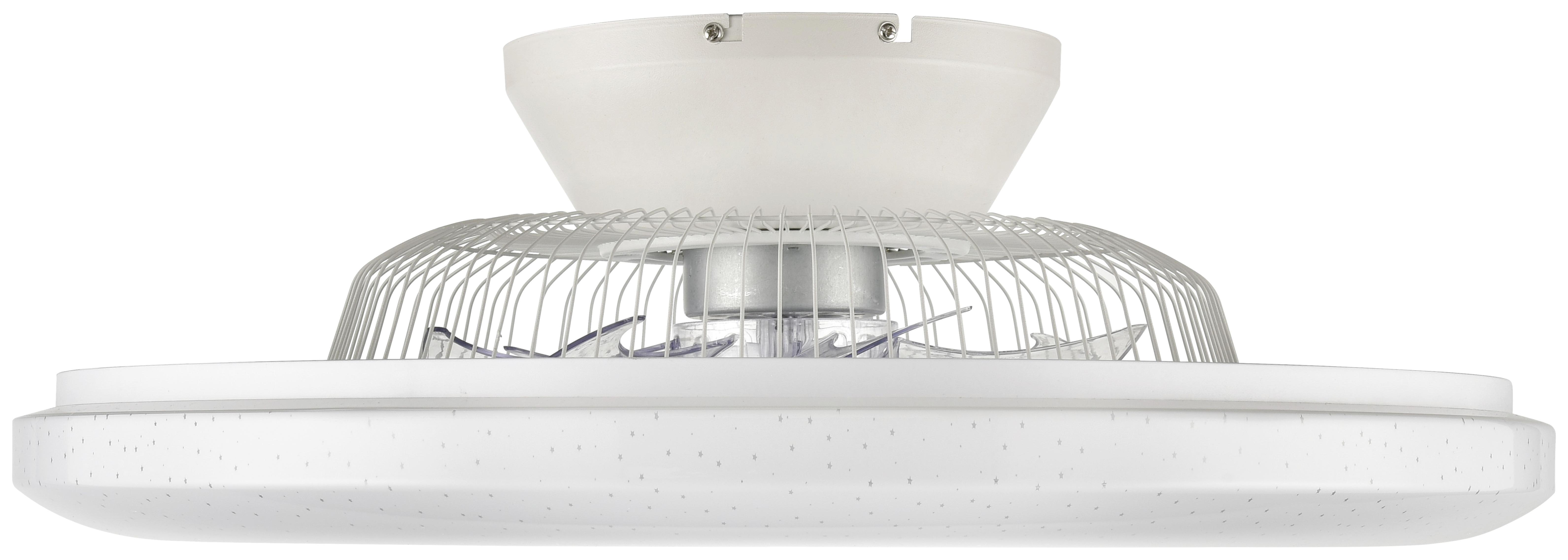 Deckenventilator Luftiku max. 40 Watt - Weiss, Konventionell, Kunststoff (59/19,5cm) - Premium Living