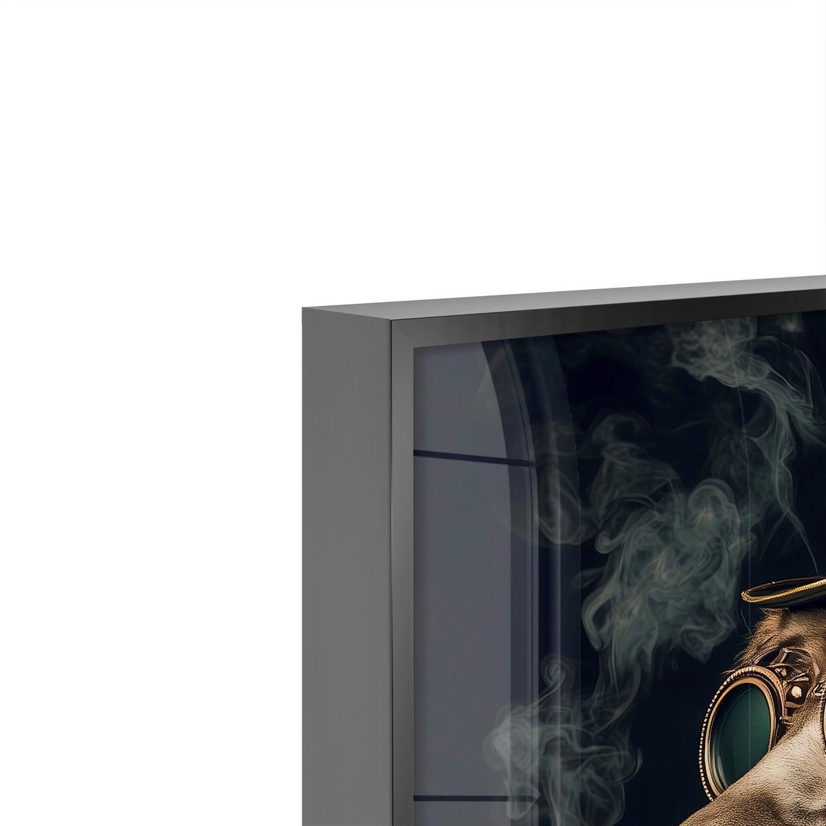 Glasbild Multicolor ca. 80x120cm - Multicolor, Basics, Glas/Holz (80/120cm)