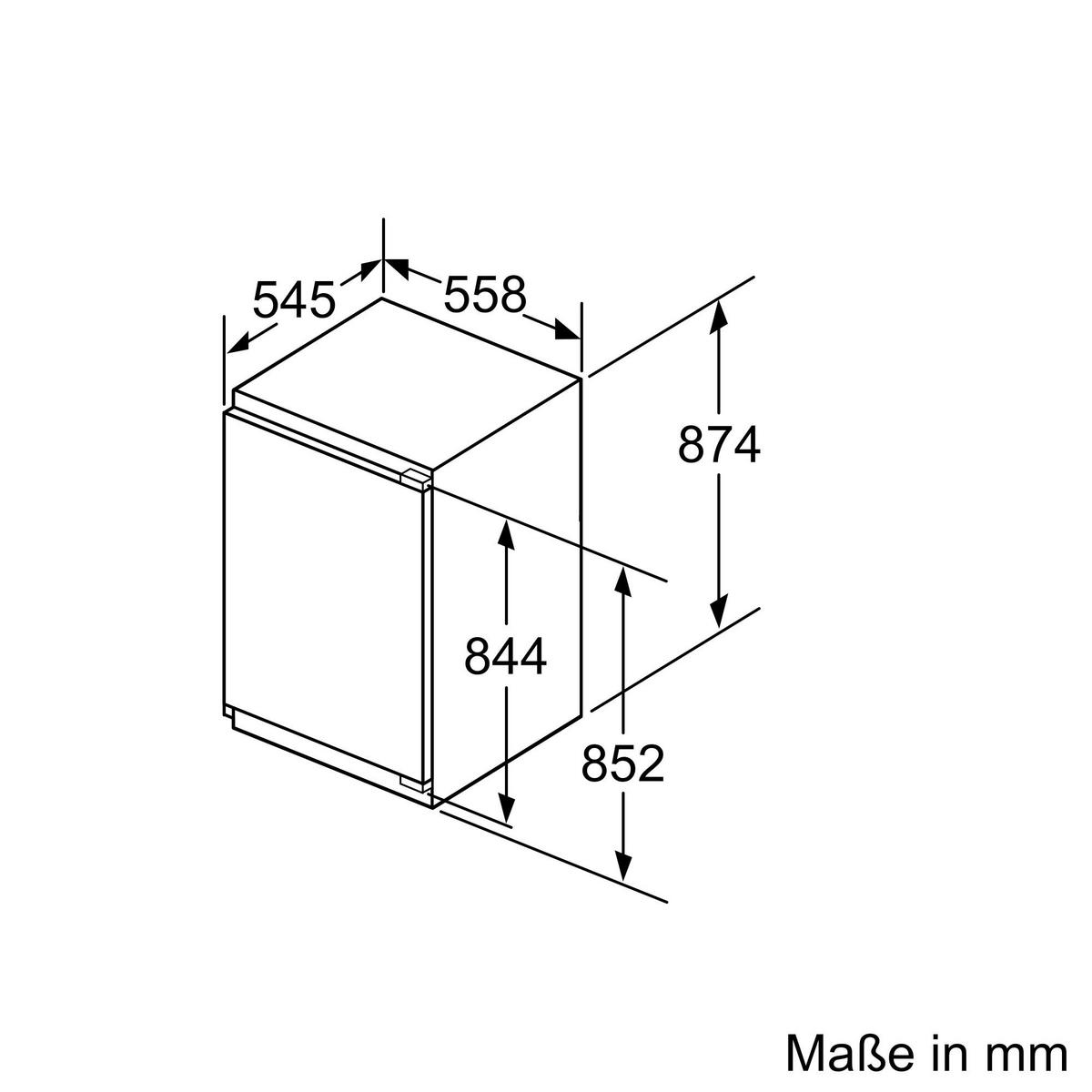 Einbaugefrierschrank GI1216DE0 Weiß - Weiß, MODERN, Metall (55,8/87,4/54,5cm) - Neff