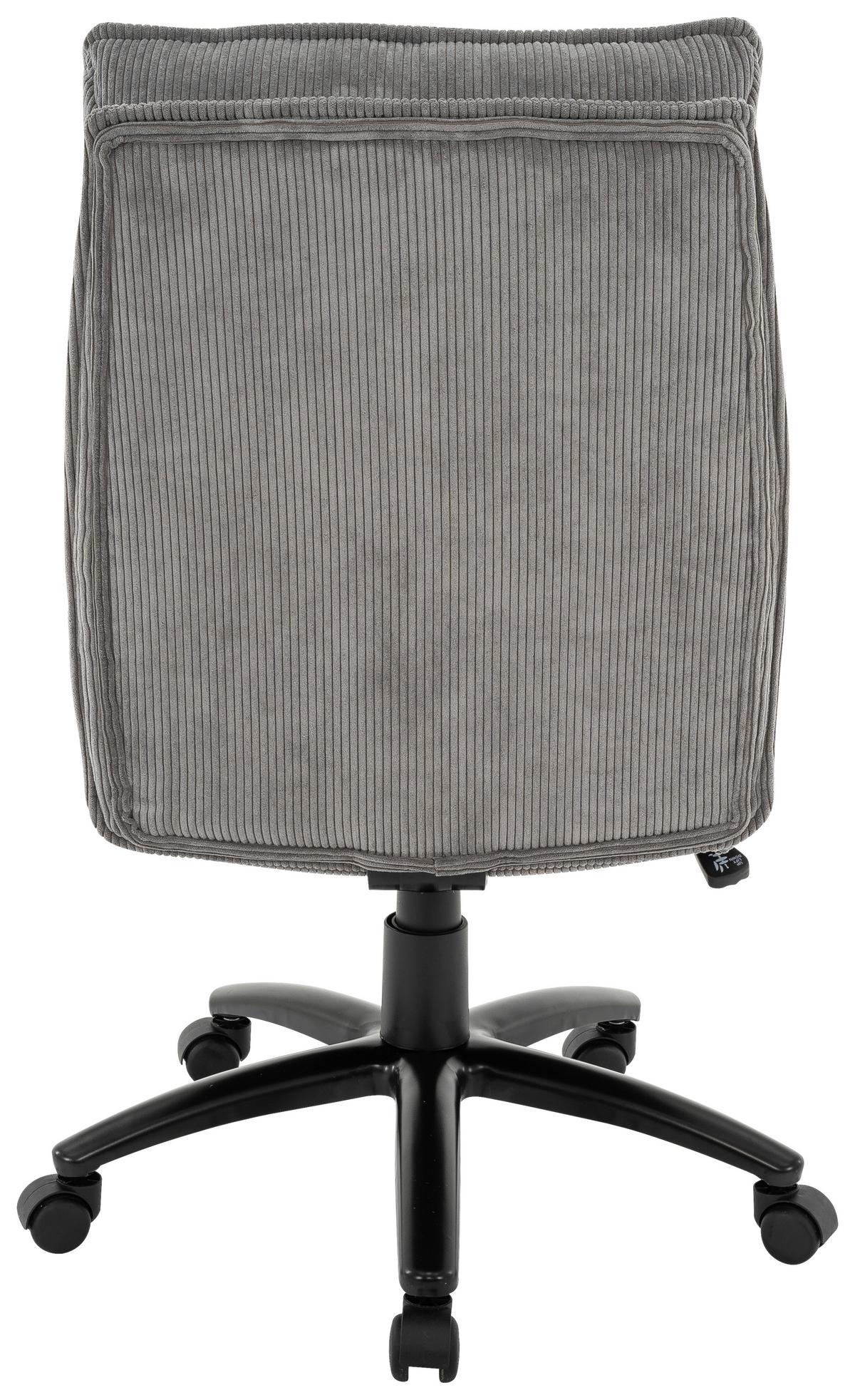 Uredska Stolica Bronx - siva/crna, Moderno, metal/tekstil (53/99-109/67cm) - Modern Living