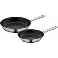 ZESTAW PATELNI 0741226290 NORDICS WMF - kolor stalowy, Basics, metal (24 / 28cm) - WMF