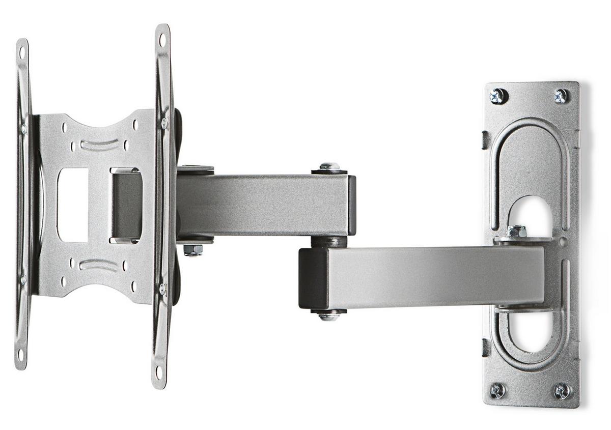 TV-Wandhalter FS 3 ca. 22x28 cm Silber - Silberfarben, KONVENTIONELL, Metall (21,9/28/9,6-35,7cm) - MID.YOU