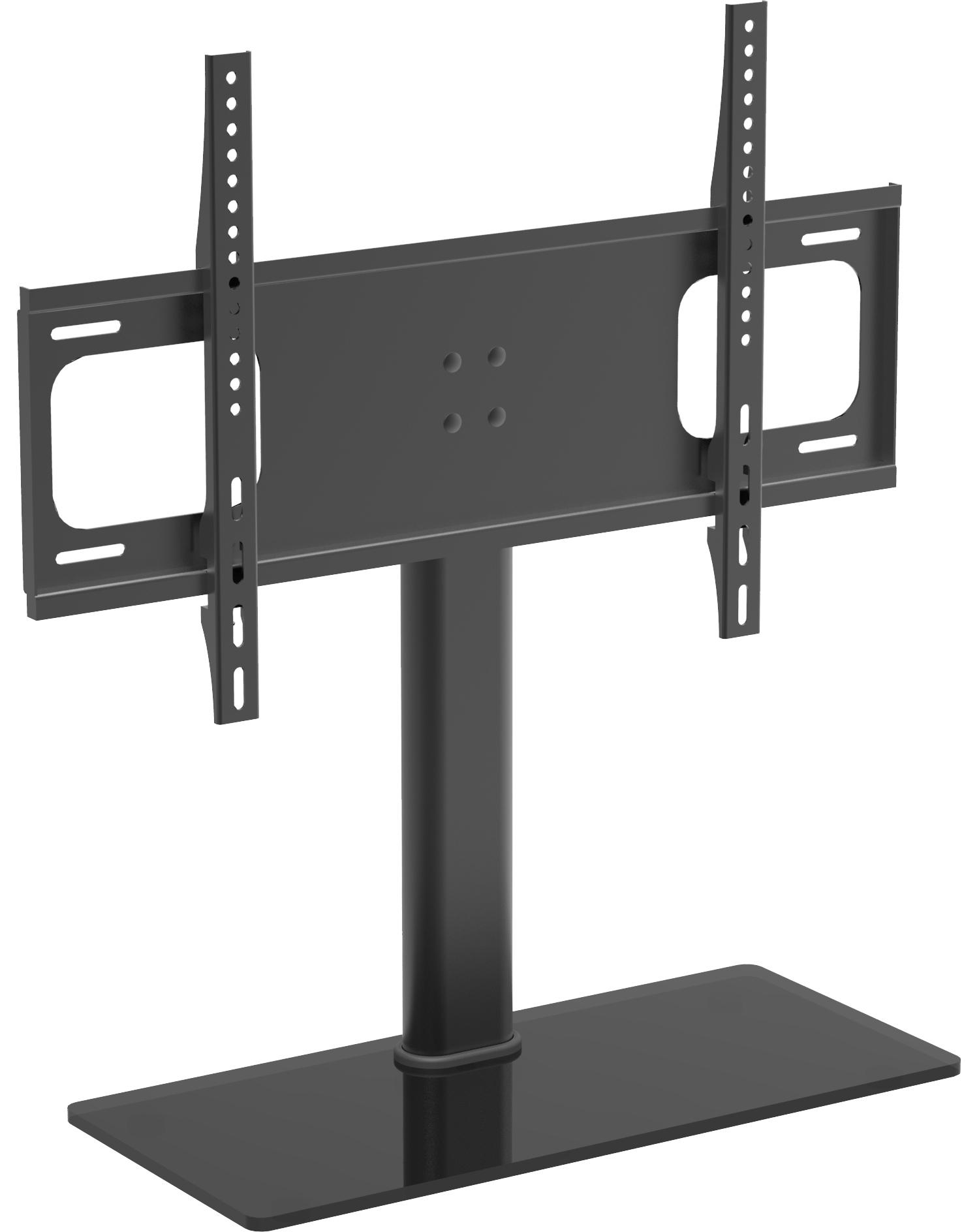 Stojalo Za Tv B-tts 600, Črna - črna, Basics, kovina/steklo (66/67,4/25cm) - MID.YOU